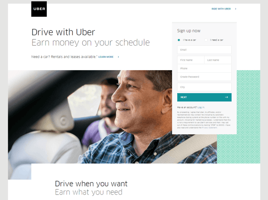 Esempio di Landing Page